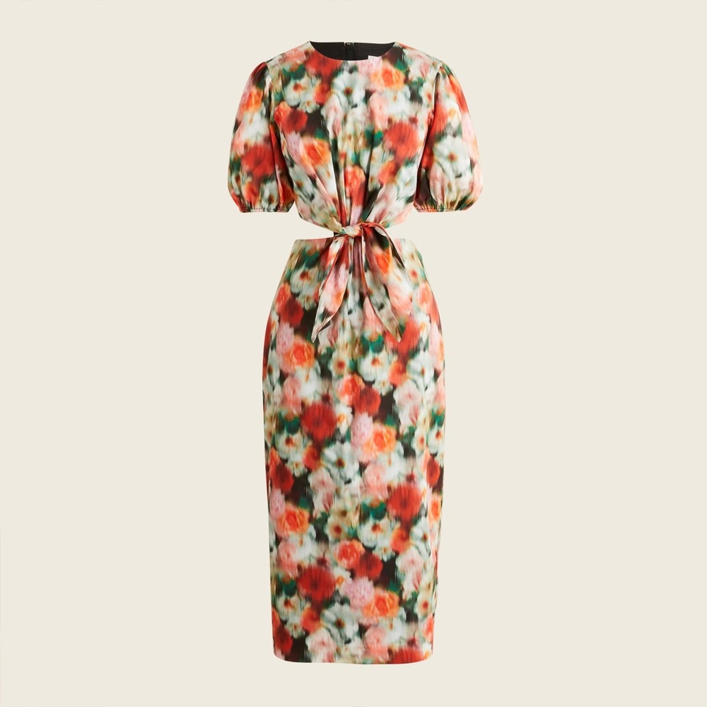 JCrew Cut out Dress in Liberty Floral